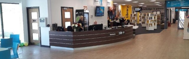 New reception area Peterlee Leisure Centre reception