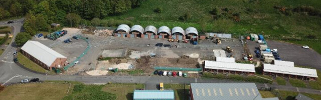Stainton Grove recycling centre drone image of the old site