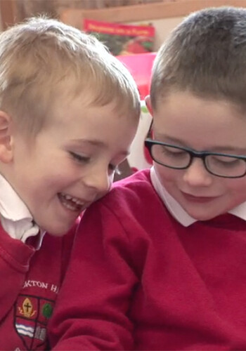 Boys in a classroom