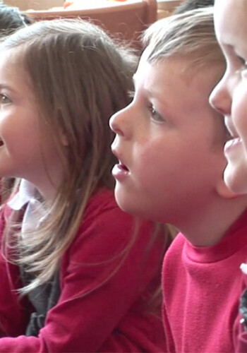 Children in a classroom