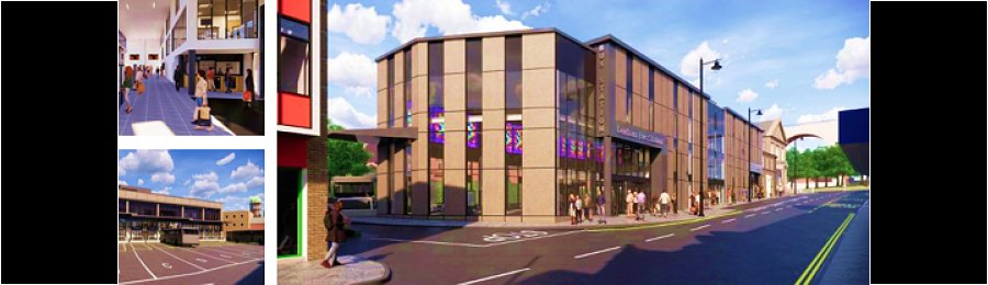 Artist Impression of new Durham Bus Station