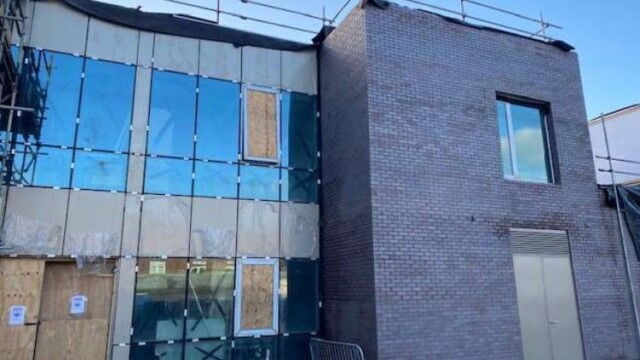 Bowburn Primary School - Installation of glazing