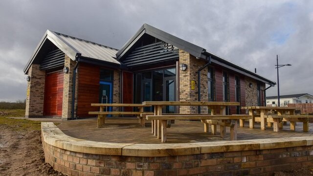 Exterior building work complete
