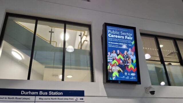 Screen advertising that is available